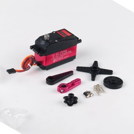 RCmall 150KG 12V DS51150 Digital Servo, Full Metal Gear Waterproof IP66 Robotic Servo with 18T Servo Arm for 1/5 RC Car Robot Crawler (180 Degree)