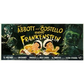 Hot Stuff Enterprise 5218-12x18-LM Abbott and Costello Meet Frankenstein Poster
