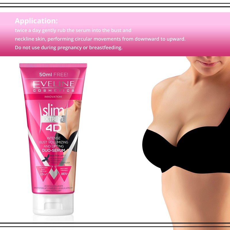 Eveline Slim Extreme 4D Bust Enhancing Serum Mezo Push-Up, 7.04