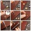 DEVPSISR 20 Set Leather Snap Fasteners Kit, Press Studs with