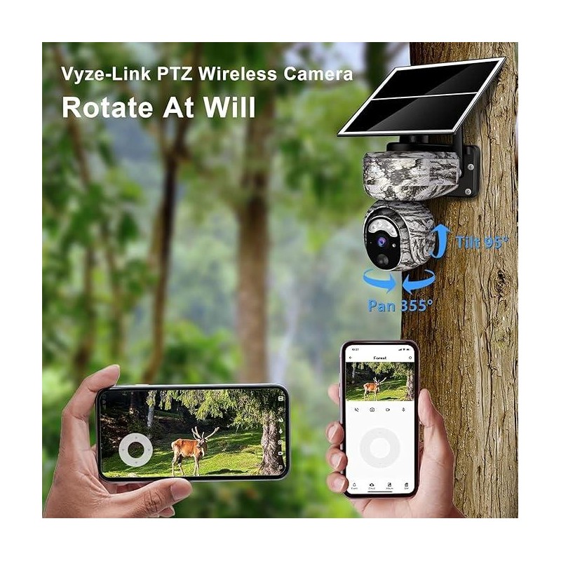 Vyze-Link Cellular Trail Camera with Night Vision Motion Activated Waterproof,