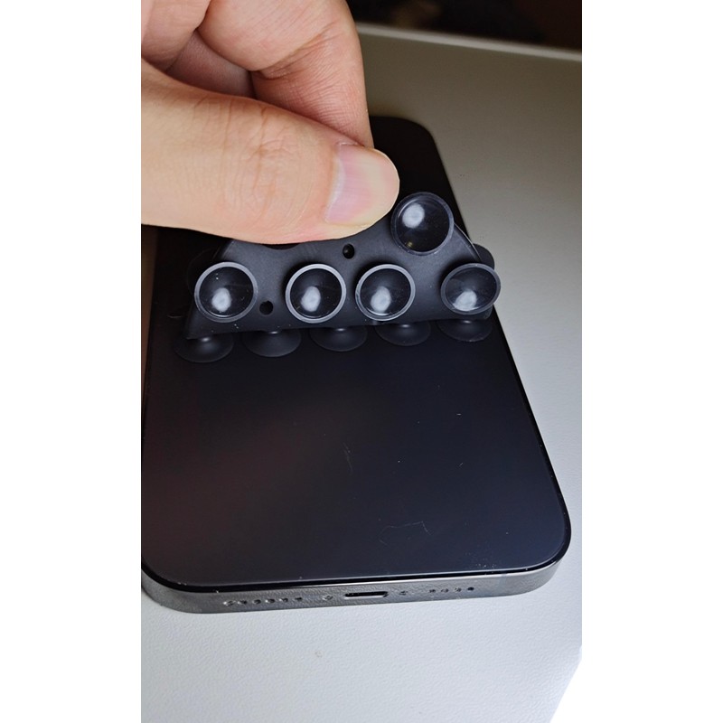 Gopkuniw Double Sided Silicone Suction Cup Phone Holders - Black