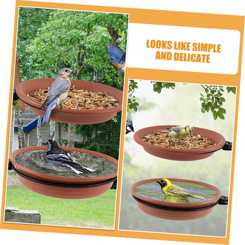 CIYODO Bird Feeding Device Decorative Bird Feeder Parrot Feeder Large