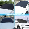 Car Windshield Cover for Ice and Snow, 600D Oxford Cloth