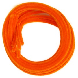 創&遊 アート作品用 ロングモール 長さ1m 太さ6mm (二分) 5本入 col.2026 オレンジ