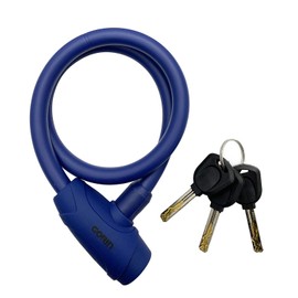 Gorin G227W Wire Lock, φ0.5 x 23.6 inches (12 x 600 mm), Navy (NV)