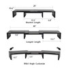 Dual Monitor Stand Riser, 3 Shelf Monitor Stand Riser with