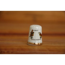 Nebraska Porcelain Thimble Brand New Made by Finact Collectibles
