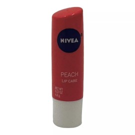 NIVEA 3 Pack Nivea Peach Tinted Scented Lip Care Balm 0.17 oz Discontinued Version HTF