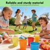42 Pcs 8 oz Plastic Cups Stackable Juice Bulk Plastic
