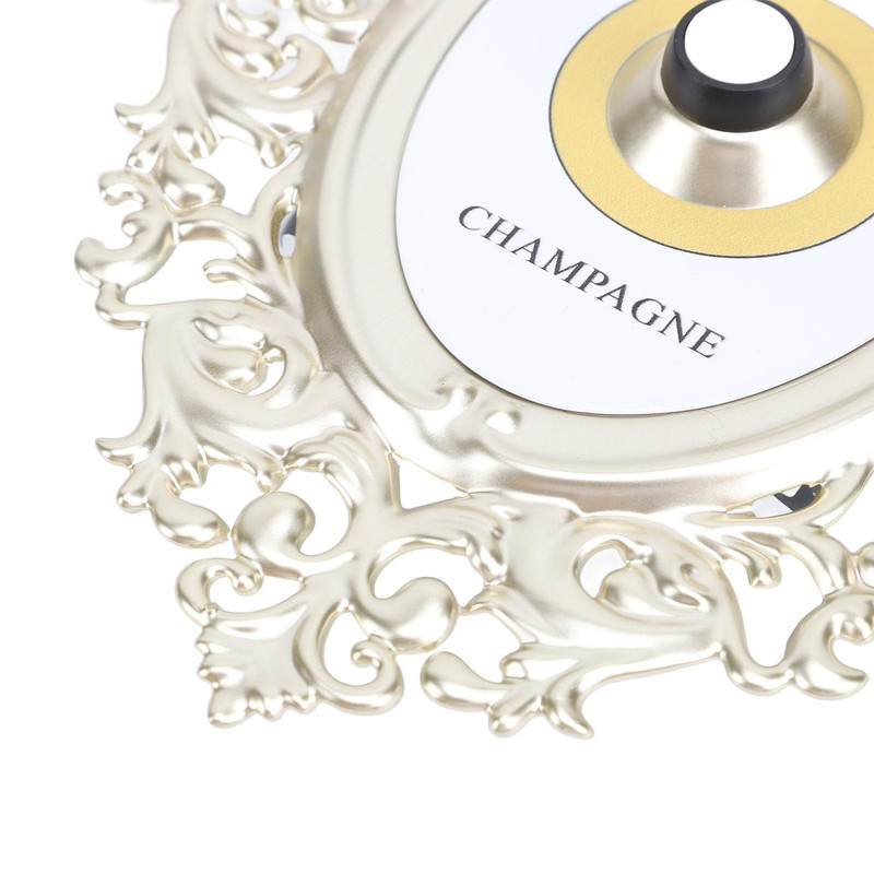 Champagne Button Metal Decorative Retro French Style Doorbell Elegant Interactive