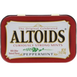 Altoids Peppermint 1.76 Oz Snack Tins - Refreshing Minty Treats in a Convenient