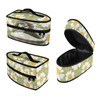 ZCFYGDX Cartoon White Daisy Print Iron Organizer with Handle –