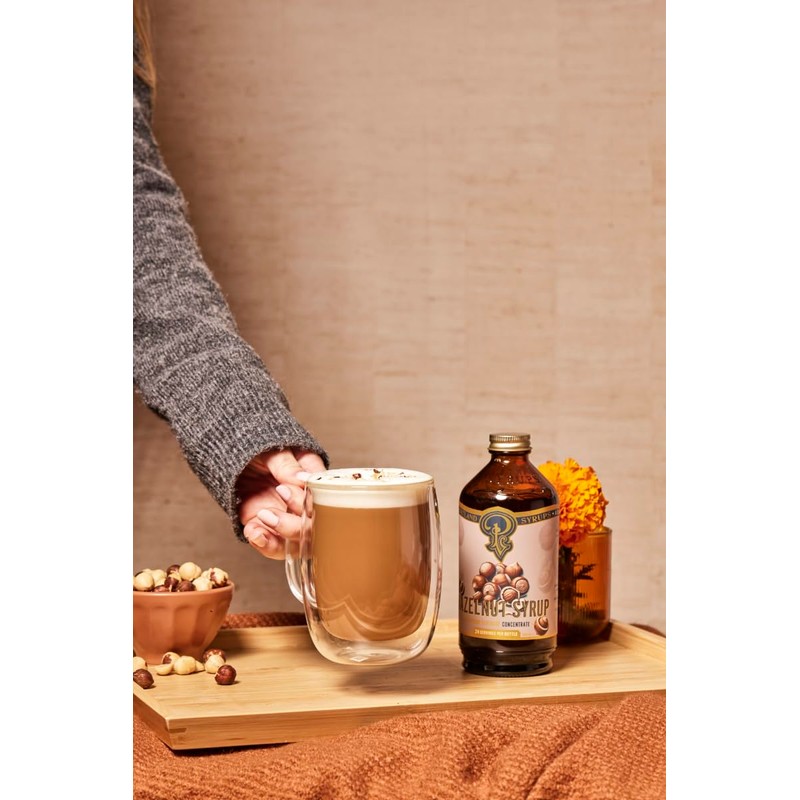 Portland Syrups Hazelnut Syrup – Flavoring for Coffee, Lattes, Cold