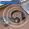 KEMEILE Wireless Bluetooth Headset with Microphone AI Noise Cancelling for