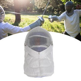 Jauarta Fencing Helmet Steel Mesh Waterproof Lining Sword Face Guard for Competitions Sports Activities (XS)
