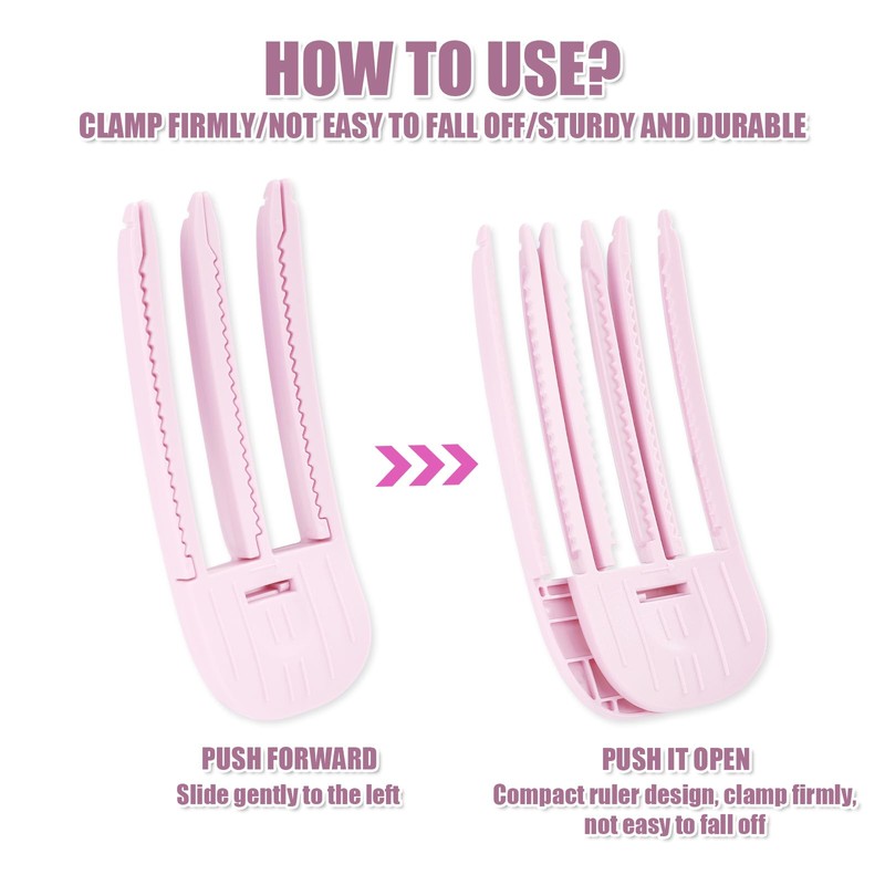 2pcs Wind Shaping Styling Comb, Pink Fluffy Bangs Hair Comb