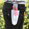 Yardwe Pruning Shears Storage Box 8.5 Inch Transparent Plastic Organizer