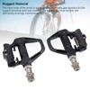 Clipless Pedals 9/16 Inch Molybdenum Steel Axle Bearing Adjustable Tension
