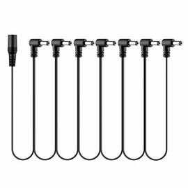 FITE ON 7-Way Daisy Chain Cable Compatible with Electric Guitar Effect Pedal Power Adapter