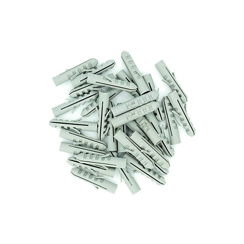 M6 (6mm x 30mm) Wall Plug (Nylon) - Nylon (Grey)