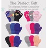 Brook + Bay Toddler Mittens - Kids Magic Gloves Knit