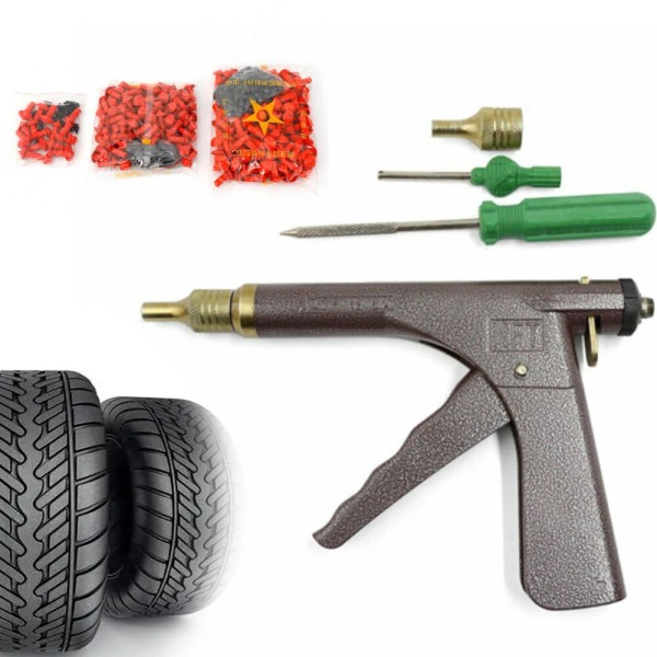 Unbranded Tire Plugger Tubeless Tire Wheel Repair Gun Kit Mushroom