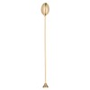 12" Stainless Steel Muddler Barspoon: Perfect for Professional Bars or