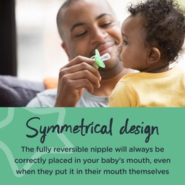 Tommee Tippee Tommee Tippee Fun Style Pacifier and Fun Style Night Glow in the Dark Pacifier, Symmetrical Design, BPA-Free (18-36m), Pack of 3 Pacifiers