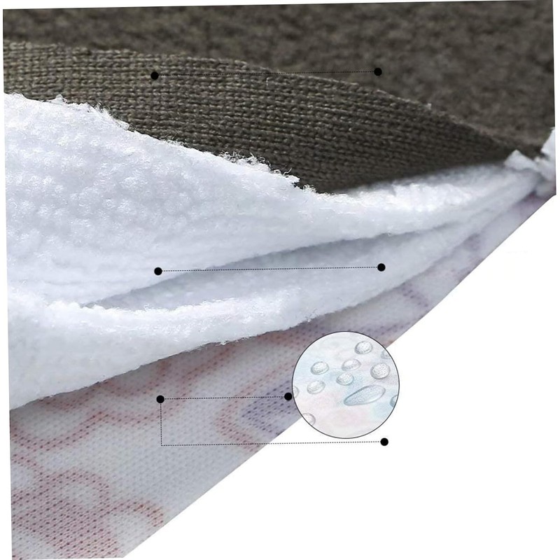 7 piezas Almohadillas Menstruales Reutilizables de Fibra de Bambú con