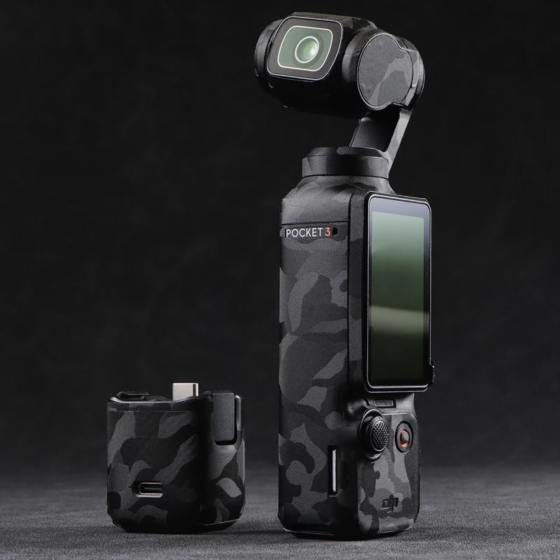 IMMOENUC Camera Skin Sticker Vinyl Material Full Body Coverage Protective