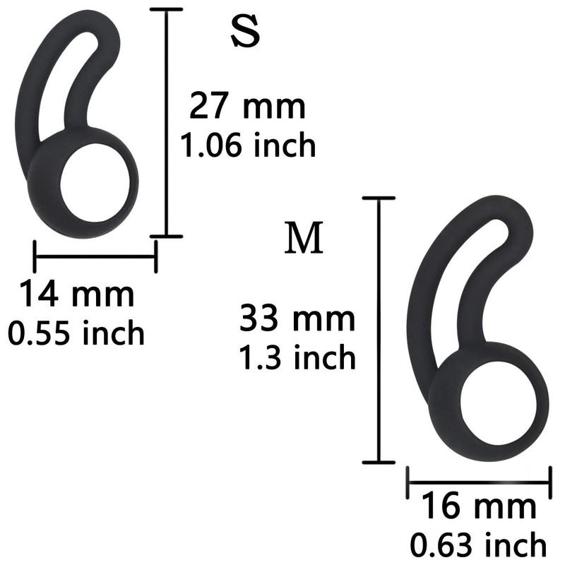 Zotech Replacement Earpads Eartips Earbuds Ear Hooks for Beats Flex