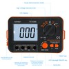AIOMEST Digital Megohmmeter Megaohm Meter with 250V/500V/1000V Test Voltage Testing
