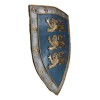 Large Medieval Knight Royal Arms Of England Three Lions Shield