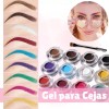 Universo en Linea Crema Pomada De Colores Para Ceja Maquillaje