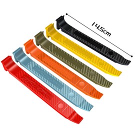 Multifunctional Bike Tire Lever, Portable Tire Removal Tool for Road or Mountain Bike Tires (Black)