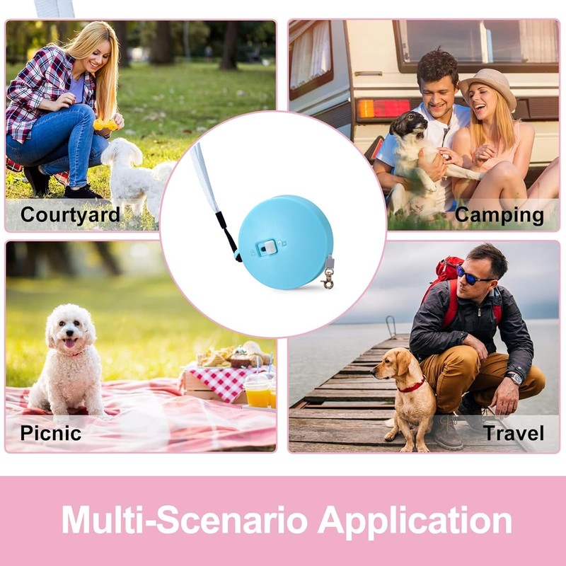 AIMALL 2M Automatic Retractable Pet Leash - Strong and Durable