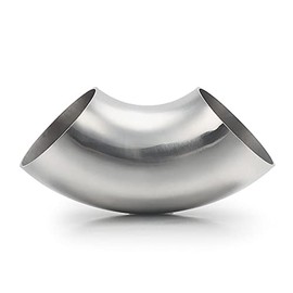 Autarboor 5 Inch 90°Mandrel Bend Elbow, 304 Stainless Steel Exhaust Pipe Elbow, Thickness 1.5mm Elbow Exhaust Tubing for Car Exhaust Modified Elbow Pipe, Stair Handrail, Pipe Turning