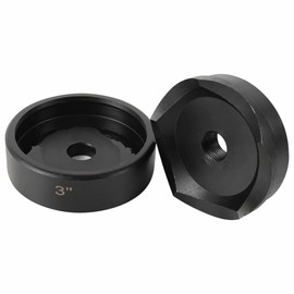 AMZCNC 3" Conduit Punch and Die for Hydraulic Knock Out Driver 3/4"-16UN Thread ((Conduit Hole Size) 3")(Actual Hole Size: 3.54")