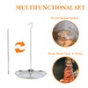 DOLAMOTY Upgraded Multifunctional Turkey Fryer Stand Kit Vertical Skewer, BBQ