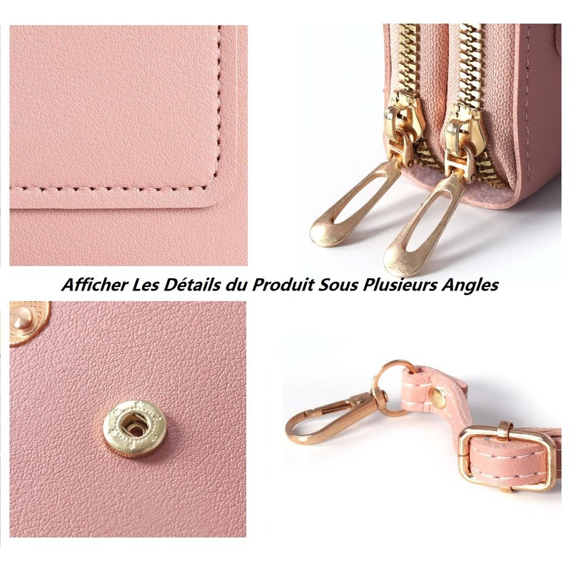 Narunii Handbag Shoulder Bag Purse Women Mini Phone PU Leather