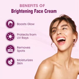 Brightening face cream