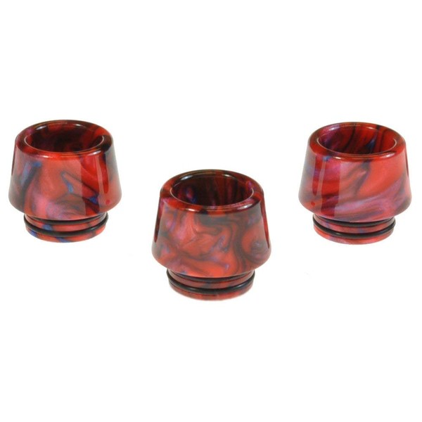 Armerah Marbled Cone 810 Drip Tip Ecig Mouthpiece Short/Wide Epoxy