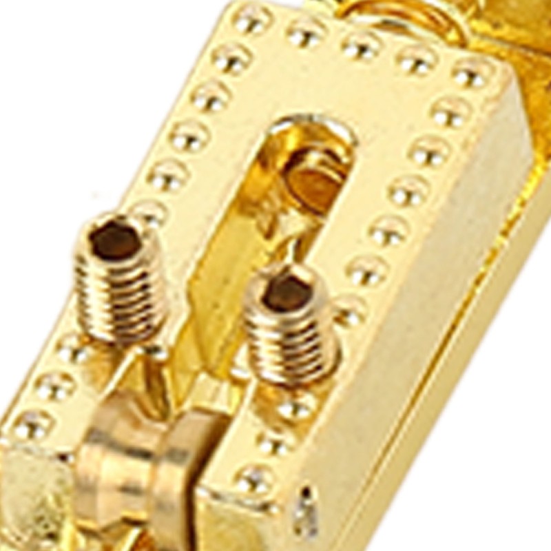 Electric Guitar Split Bridge Saddle Roller Ball String Plate Metal