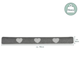 Beautissu Tuuli HR Draught Excluder for 90-cm doors – wind stopper, suitable as a door stopper roll and an air stopper for windows – air draft stopper for the home