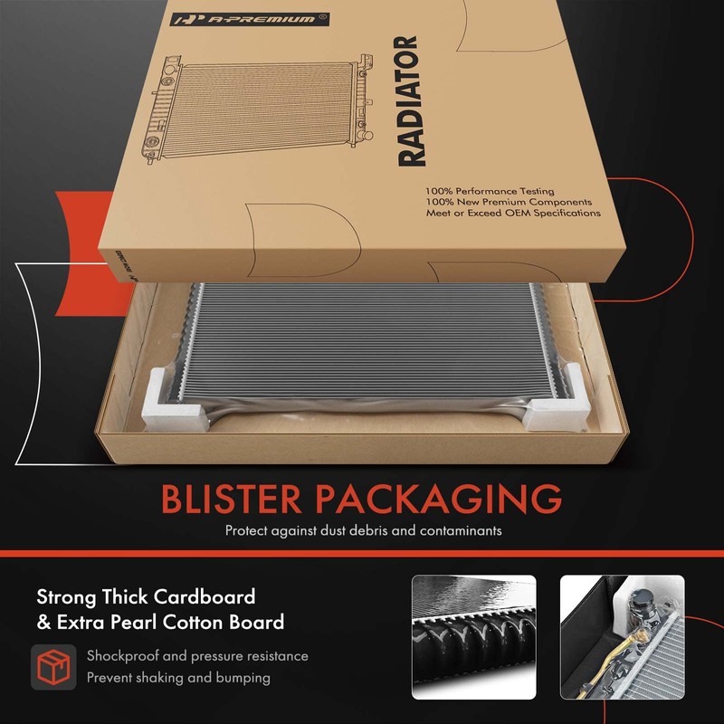 A-Premium Engine Coolant Radiator Compatible with Jeep Liberty 2007 V6