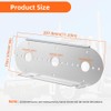MOTOQUEEN Air Cleaner Front Light Brackets Kit for Peterbilt 3