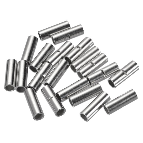 sourcing map Non-Insulated Butt Crimp Terminals 6 AWG for Electrical