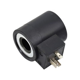 Manioiity 6356024 Hole Solenoid Valve Coil 24V 5/8 Inch Hole Solenoid Valve Coil 3 Prong DIN HY 6356024 Compatible with HydraForce Valve Stem Series 10 12 16 38 58