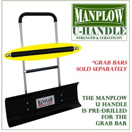 MANPLOW RevolutionX Snow Pusher with U Handle (48 Inch)